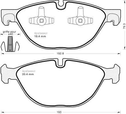 Triscan 1100-0986494307 - Jarrupala, levyjarru inparts.fi