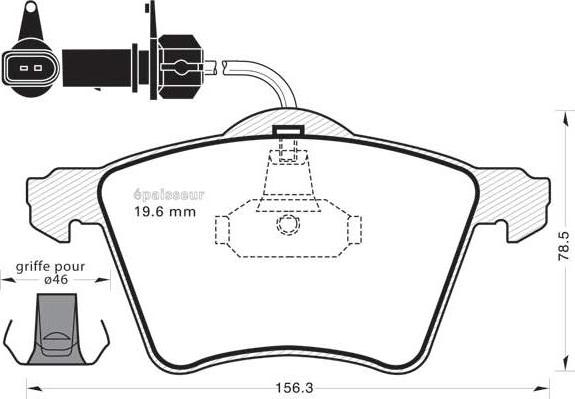 FOMAR Friction 867981 - Jarrupala, levyjarru inparts.fi