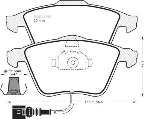 VAG 8J0698151N - Jarrupala, levyjarru inparts.fi