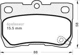 Magneti Marelli 363700201593 - Jarrupala, levyjarru inparts.fi