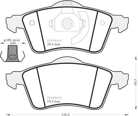 FOMAR Friction 900981 - Jarrupala, levyjarru inparts.fi