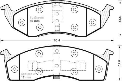 Magneti Marelli 363700201100 - Jarrupala, levyjarru inparts.fi