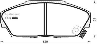 Maxgear 19-3108 - Jarrupala, levyjarru inparts.fi