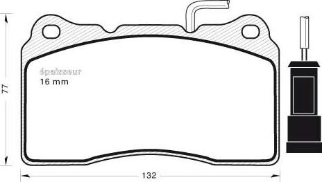 Magneti Marelli T5113MM - Jarrupala, levyjarru inparts.fi