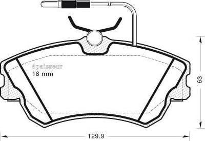 Magneti Marelli 363700209062 - Jarrupala, levyjarru inparts.fi