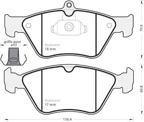 Magneti Marelli 363700201079 - Jarrupala, levyjarru inparts.fi