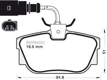 Valeo 9010343 - Jarrupala, levyjarru inparts.fi