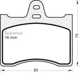 Magneti Marelli 363702160460 - Jarrupala, levyjarru inparts.fi