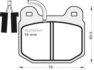 Magneti Marelli 363702160170 - Jarrupala, levyjarru inparts.fi