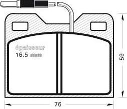 BOSCH 468661 - Jarrupala, levyjarru inparts.fi