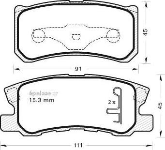 ACDelco AC0581639D - Jarrupala, levyjarru inparts.fi