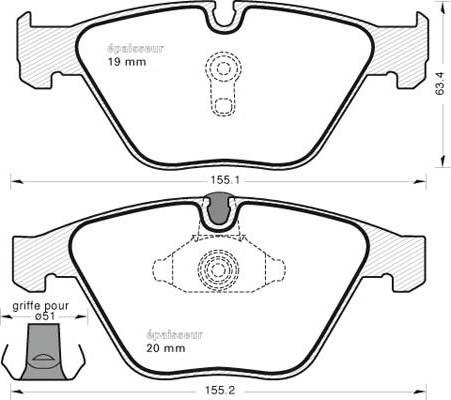 BMW 2 449 266 - Jarrupala, levyjarru inparts.fi