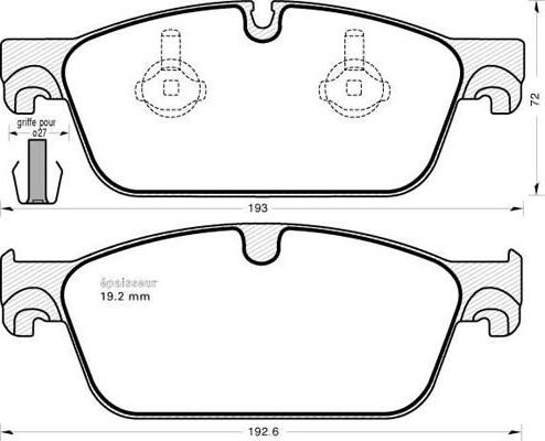 Maxgear 19-3062 - Jarrupala, levyjarru inparts.fi