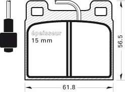 Valeo 540432 - Jarrupala, levyjarru inparts.fi