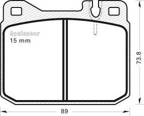 Magneti Marelli 363700204135 - Jarrupala, levyjarru inparts.fi