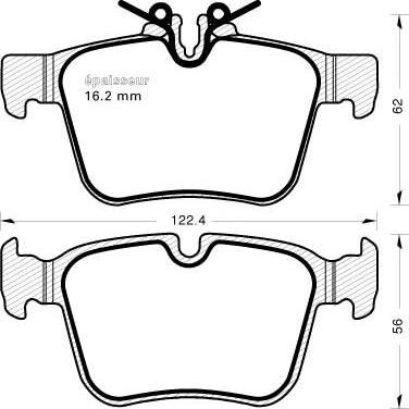 Mercedes-Benz 4209403 - Jarrupala, levyjarru inparts.fi