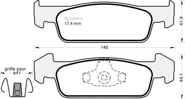 BOSCH 494697 - Jarrupala, levyjarru inparts.fi