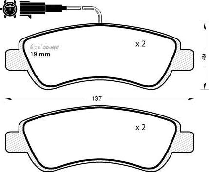 Valeo 9010609 - Jarrupala, levyjarru inparts.fi