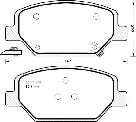 Jurid 573920D - Jarrupala, levyjarru inparts.fi