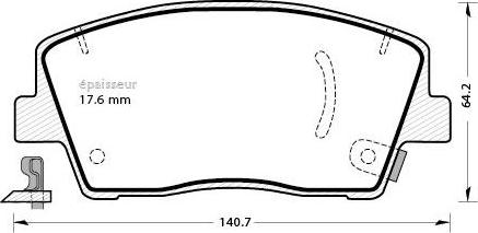 Valeo 671247 - Jarrupala, levyjarru inparts.fi