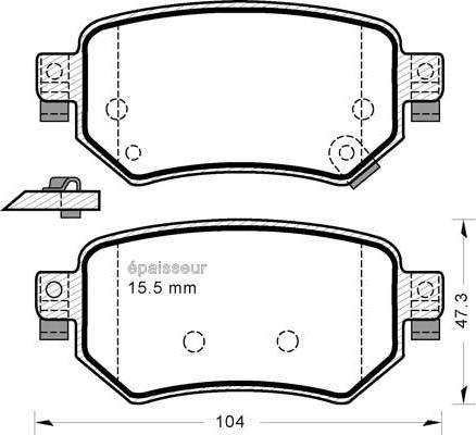 BOSCH BP2629 - Jarrupala, levyjarru inparts.fi