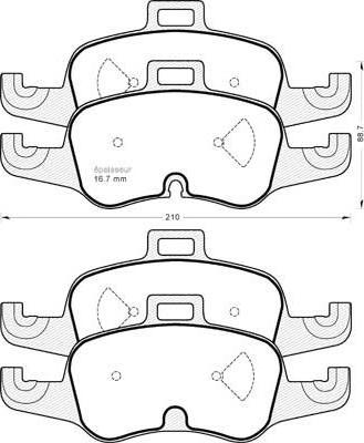 Japanparts JPA0960AF - Jarrupala, levyjarru inparts.fi