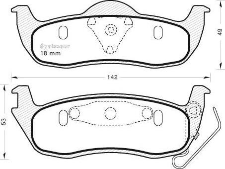 BOSCH 986494142 - Jarrupala, levyjarru inparts.fi