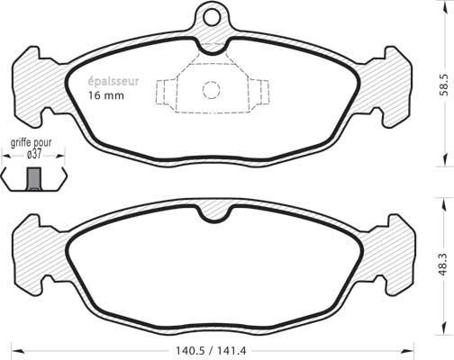 Valeo 168366 - Jarrupala, levyjarru inparts.fi