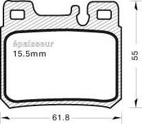 Valeo 671411 - Jarrupala, levyjarru inparts.fi