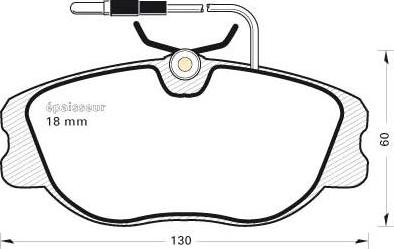 Triscan 1100-0986TB2166 - Jarrupala, levyjarru inparts.fi