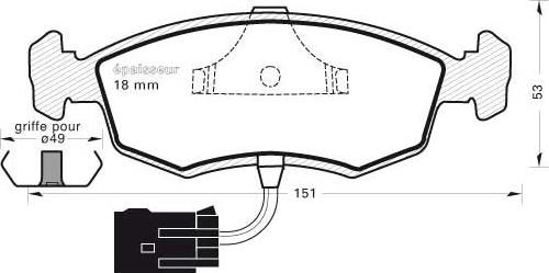 FORD 6186920 - Jarrupala, levyjarru inparts.fi