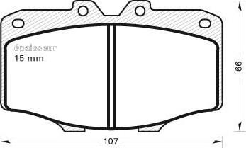 Magneti Marelli 363700200882 - Jarrupala, levyjarru inparts.fi