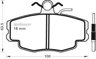 Magneti Marelli 363702161225 - Jarrupala, levyjarru inparts.fi