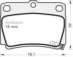 AISIN SN298P - Jarrupala, levyjarru inparts.fi