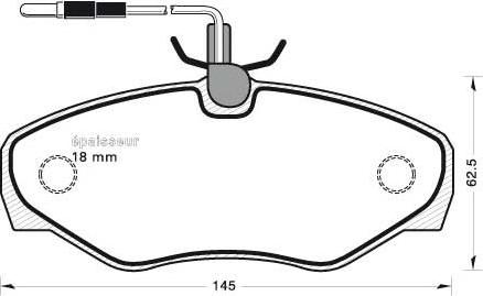 Textar 23099 184  0 5 T424 - Jarrupala, levyjarru inparts.fi