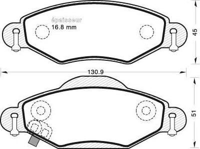 Triscan 1100-PP3324 - Jarrupala, levyjarru inparts.fi