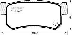 Magneti Marelli 600000099690 - Jarrupala, levyjarru inparts.fi