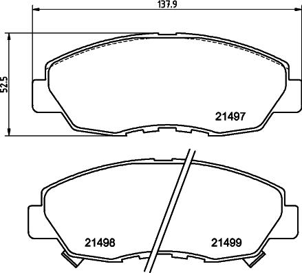 Japanparts JPA493 - Jarrupala, levyjarru inparts.fi