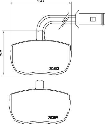 BOSCH BP019 - Jarrupala, levyjarru inparts.fi