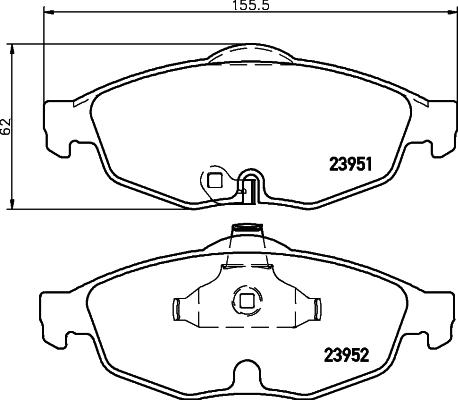 BOSCH 986495161 - Jarrupala, levyjarru inparts.fi