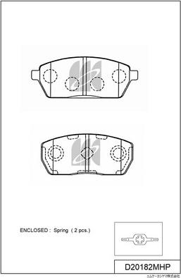 MK Kashiyama D9017P - Jarrupala, levyjarru inparts.fi