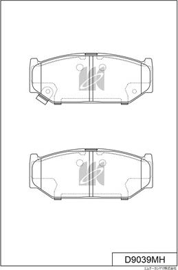 MK Kashiyama D9039MH - Jarrupala, levyjarru inparts.fi