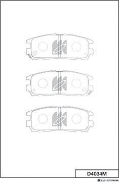 MK Kashiyama D4034M - Jarrupala, levyjarru inparts.fi