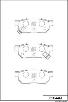 MK Kashiyama D5044M - Jarrupala, levyjarru inparts.fi