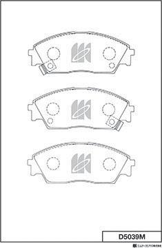 MK Kashiyama D5039M - Jarrupala, levyjarru inparts.fi