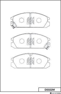 MK Kashiyama D5022M - Jarrupala, levyjarru inparts.fi