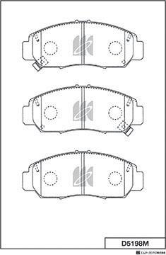 MK Kashiyama D5198M - Jarrupala, levyjarru inparts.fi