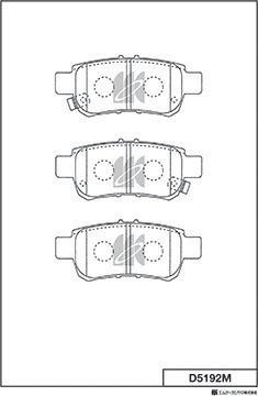 MK Kashiyama D5192M - Jarrupala, levyjarru inparts.fi