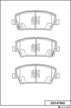 MK Kashiyama D5147MH - Jarrupala, levyjarru inparts.fi