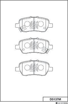 MK Kashiyama D5137M - Jarrupala, levyjarru inparts.fi